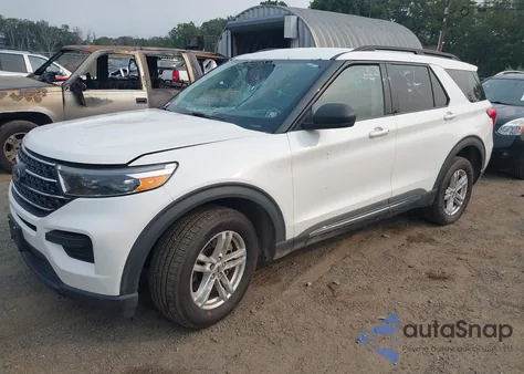 2020 Ford Explorer Xlt z USA, uszkodzony, nr VIN 1FMSK8DH5LGA46948